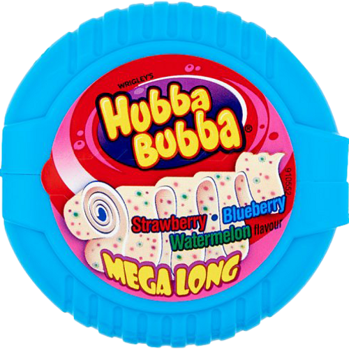 Hubba Bubba Blueberry Watermelon Mega Long Tape 56g