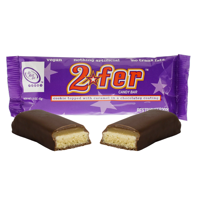 Go Max Go 2fer™ Vegan Chocolate Bar - 1.5oz (43g)