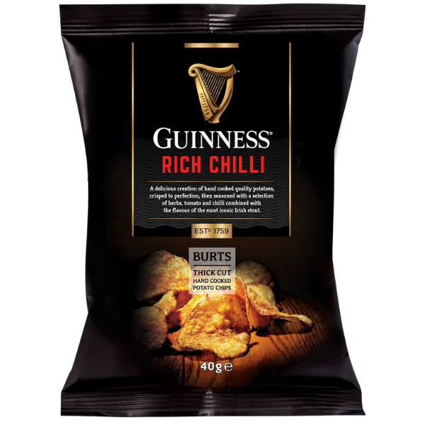 Guinness Rich Chilli Crisps 40G