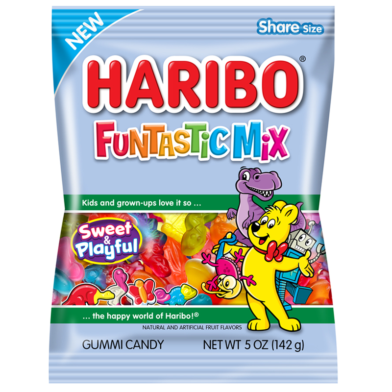 Haribo Funtastic Mix Peg Bag - 5oz (142g)