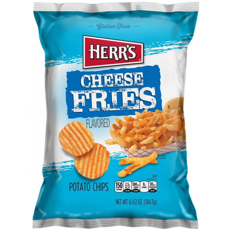 Herr's Cheese Fries Potato Chips - 6.5oz (184.3g)