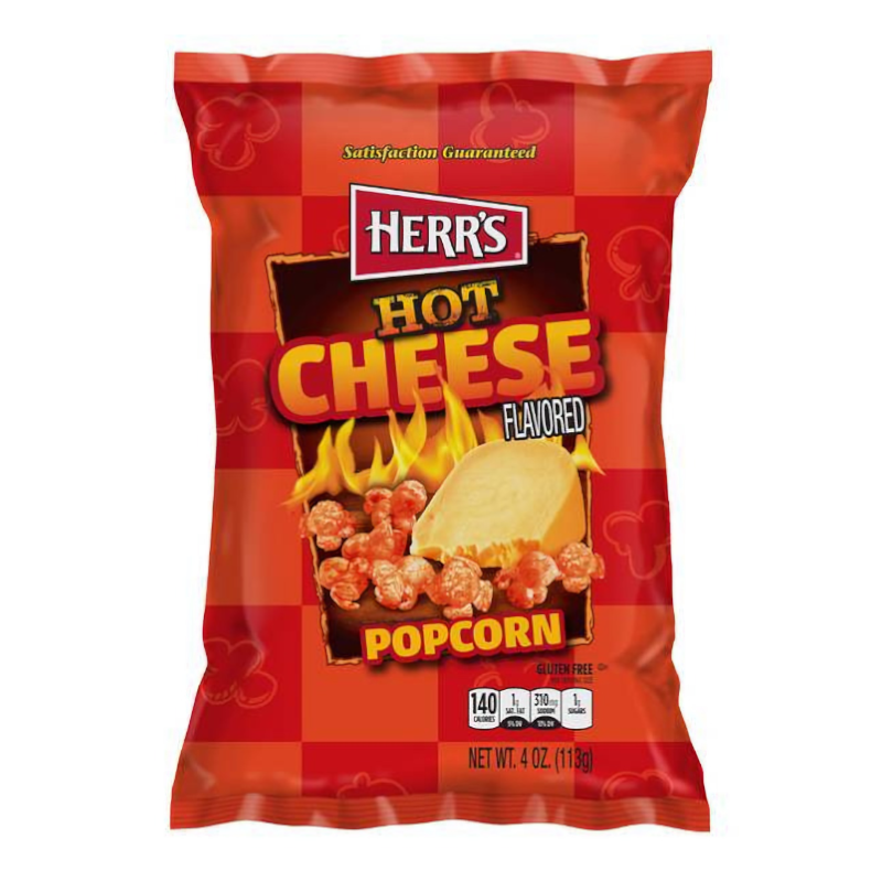 Herr's Hot Cheese Popcorn - 4oz (113g)