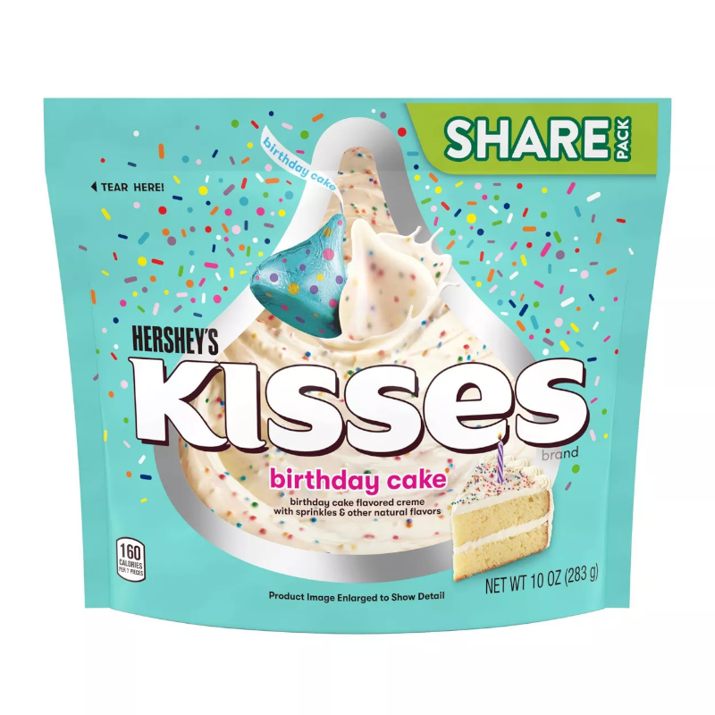 Hershey's Kisses Birthday Cake Share Pack - 10oz (283g)