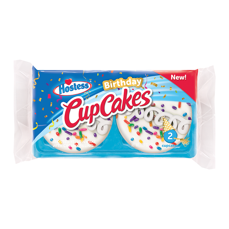 Hostess Birthday Cupcakes 2-Pack 3.27oz (93g)