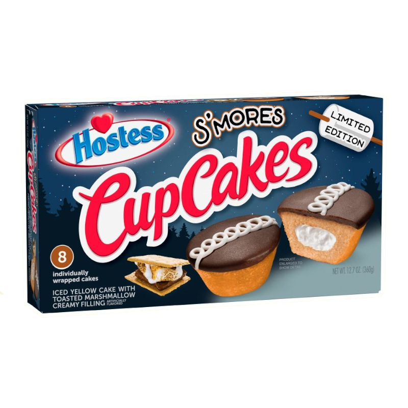 Hostess Limited Edition S'mores Cupcakes 8-Pack - 12.7oz (360g)