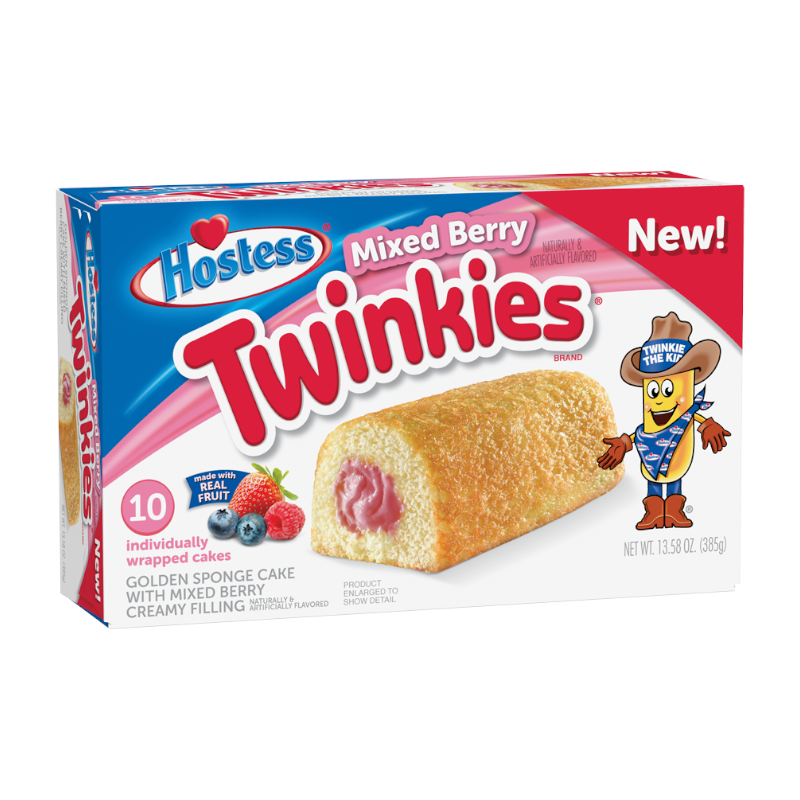 Hostess Twinkies Mixed Berry 10-Pack 13.5oz (385g)