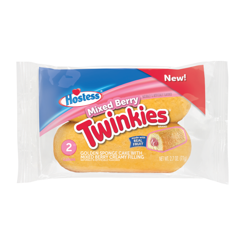 Hostess Mixed Berry Twinkies - Twin Pack - 2.7oz (77g)
