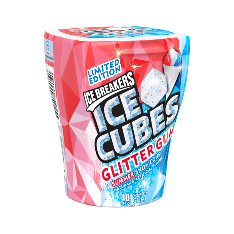 Ice Breakers Ice Cubes Summer Snow Cone Sugar Free Gum - 3.24oz (92g)