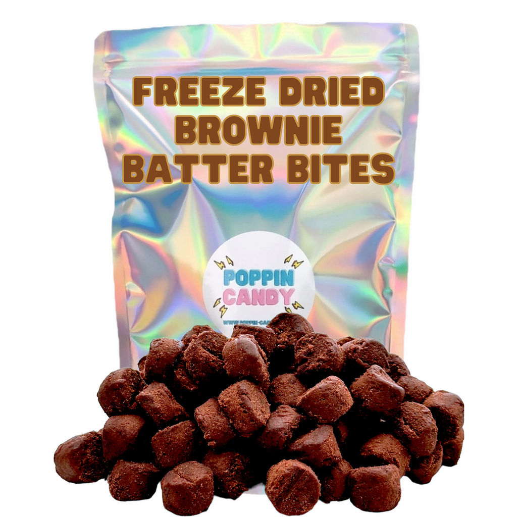 Freeze Dried Brownie Batter Bites