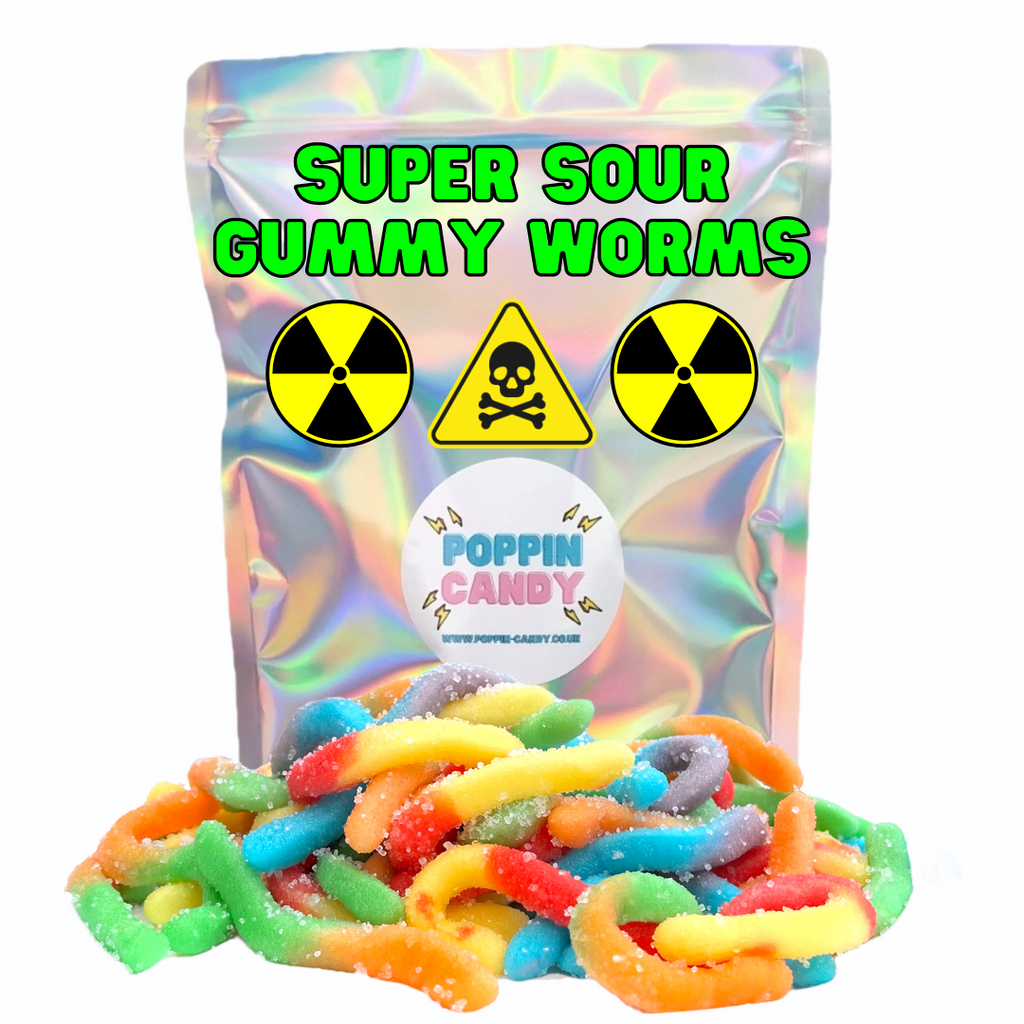 Super Sour Gummy Worms - 150g
