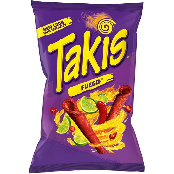 Takis Fuego Hot Chili Pepper & Lime Tortilla Chips - 4oz (113g)