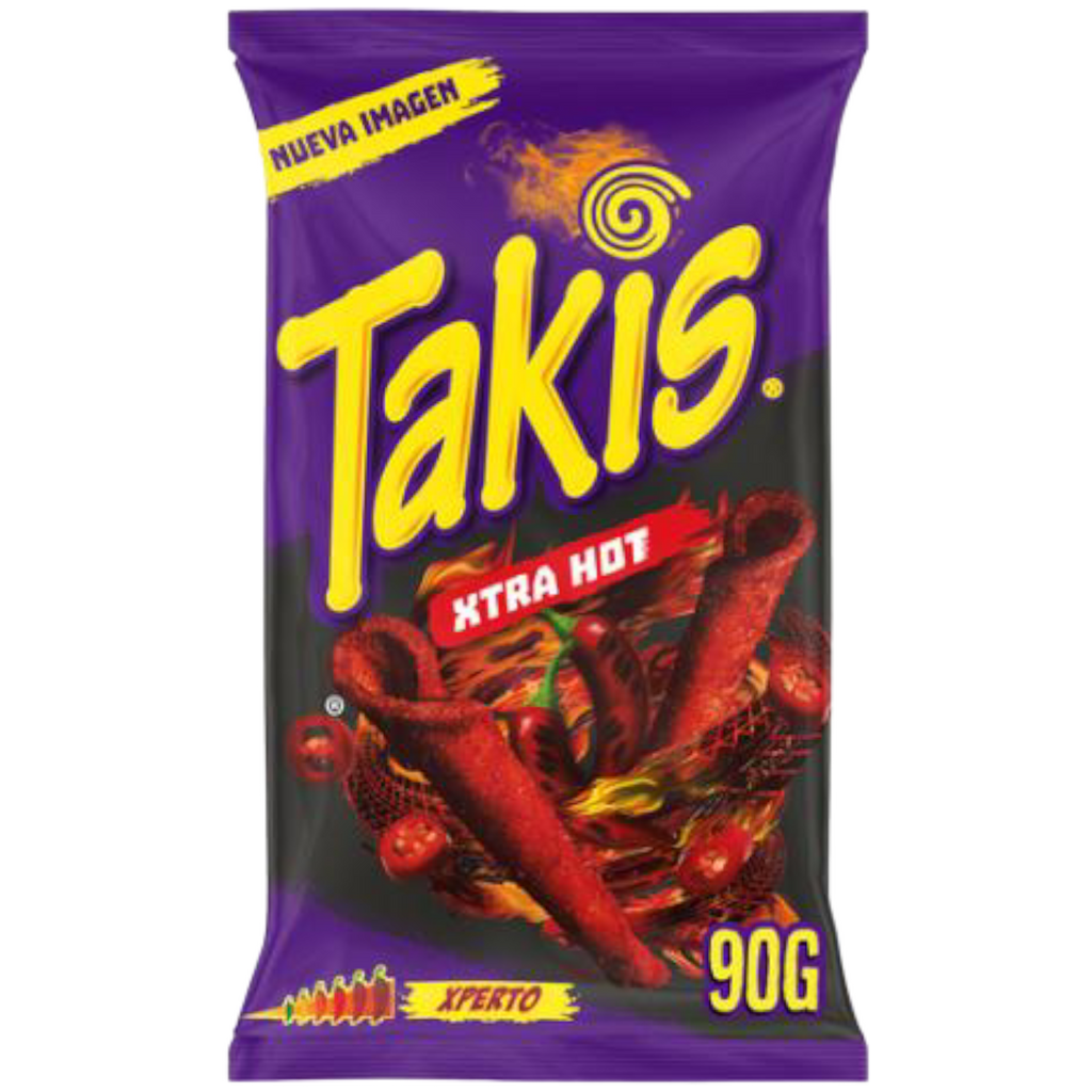 *RARE* Takis Xtra Hot (Spain) - 3.2oz (90g)