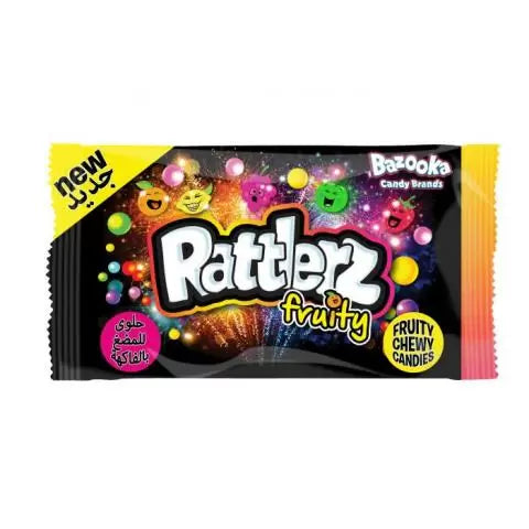 Bazooka Rattlerz Fruity Chewy Candies Bag 40g