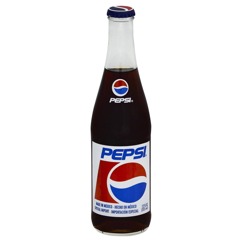 Mexican Pepsi Retro Glass Bottle - 355ml