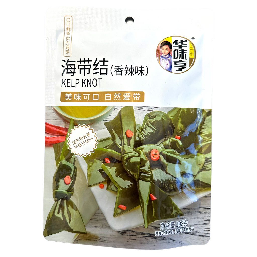 Hua Wei Heng Hot & Spicy Kelp Knot - 108g