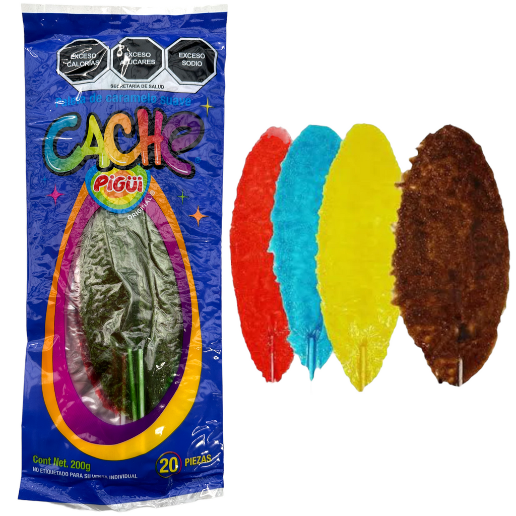 Mexican Slaps Lollipops Assorted Flavours BIG BAG - 20 Pack (200g)