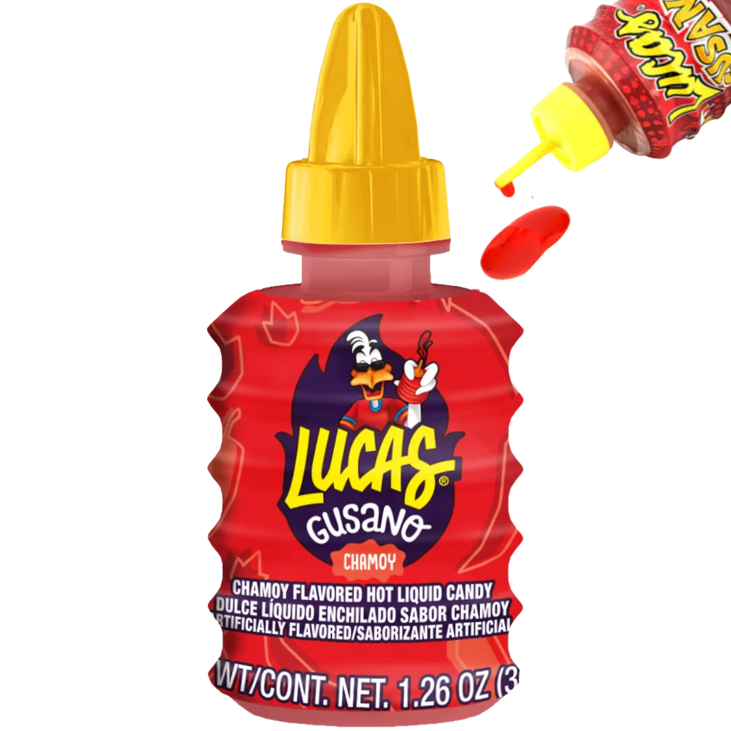 Lucas Gusano Chamoy Liquid Candy - 1.26oz (36g)