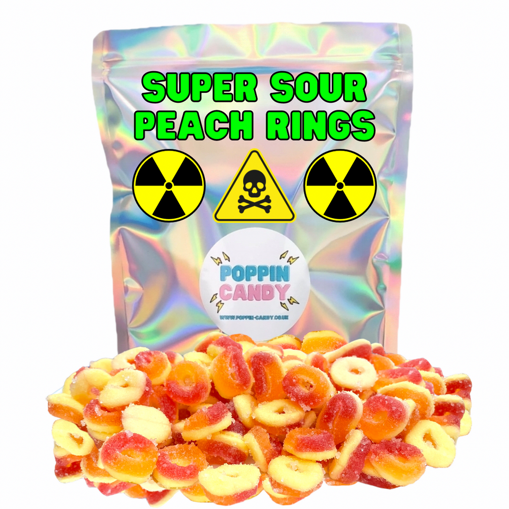 Super Sour Peach Rings - 150g