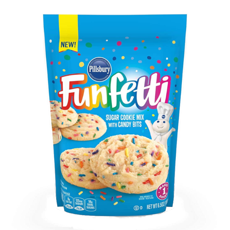 Pillsbury Funfetti Sugar Cookie Mix - 6.5oz (184g)