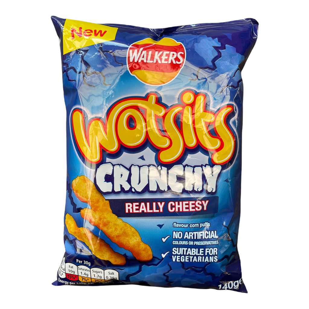 Walkers Wotsits Crunchy Really Cheesy Sharing Snacks 140g