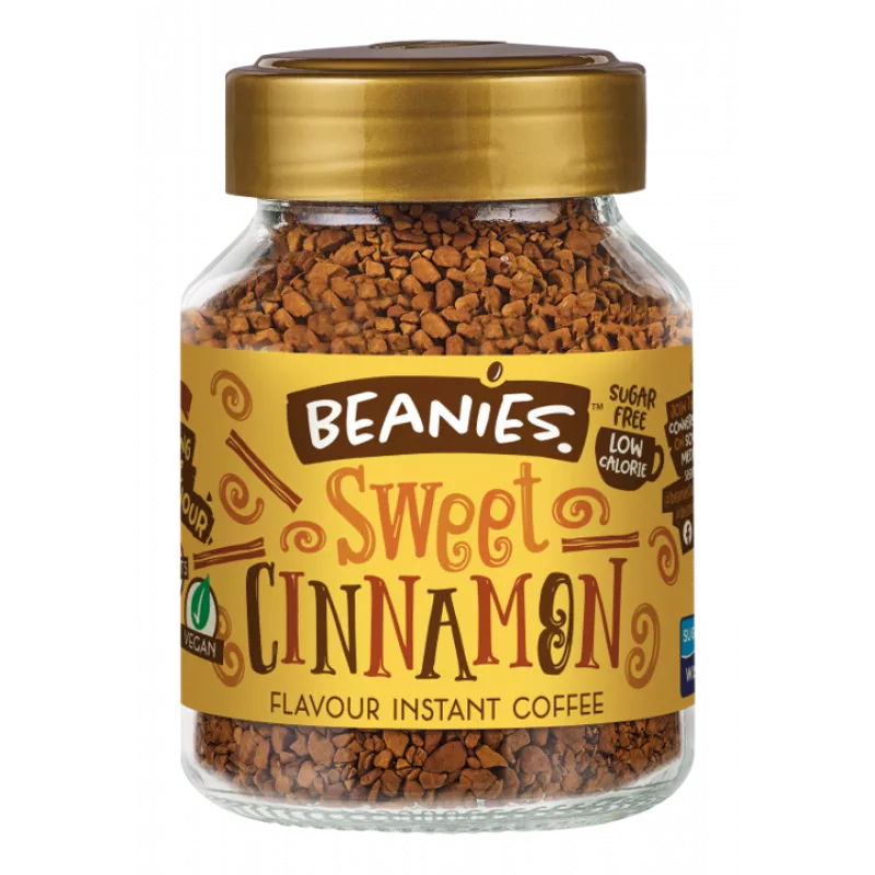 Beanies Sweet Cinnamon Flavour Instant Coffee - 50g