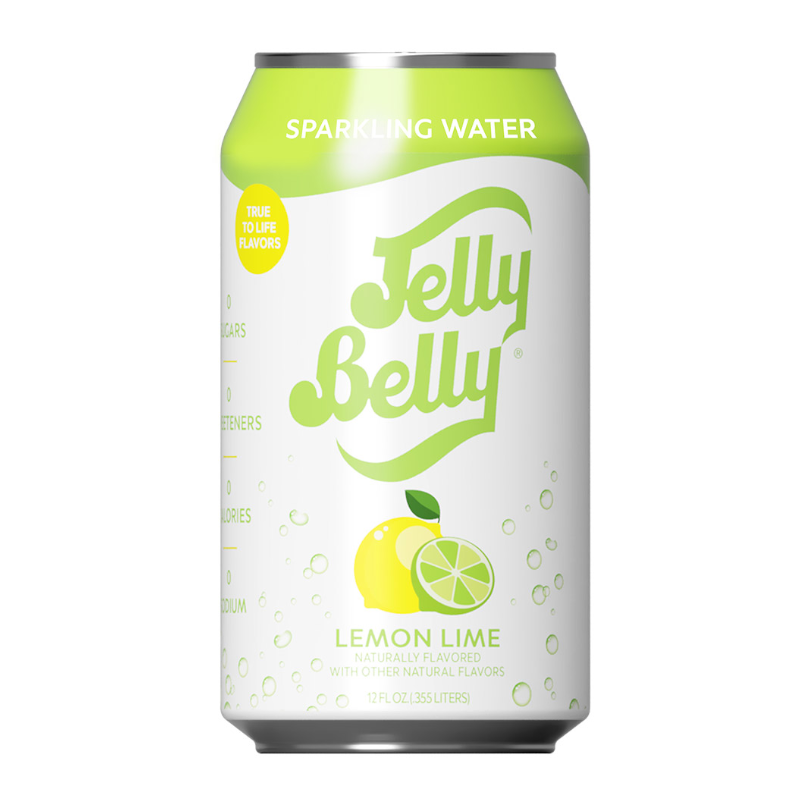 Jelly Belly Lemon Lime Sparkling Water - 12oz (355ml)