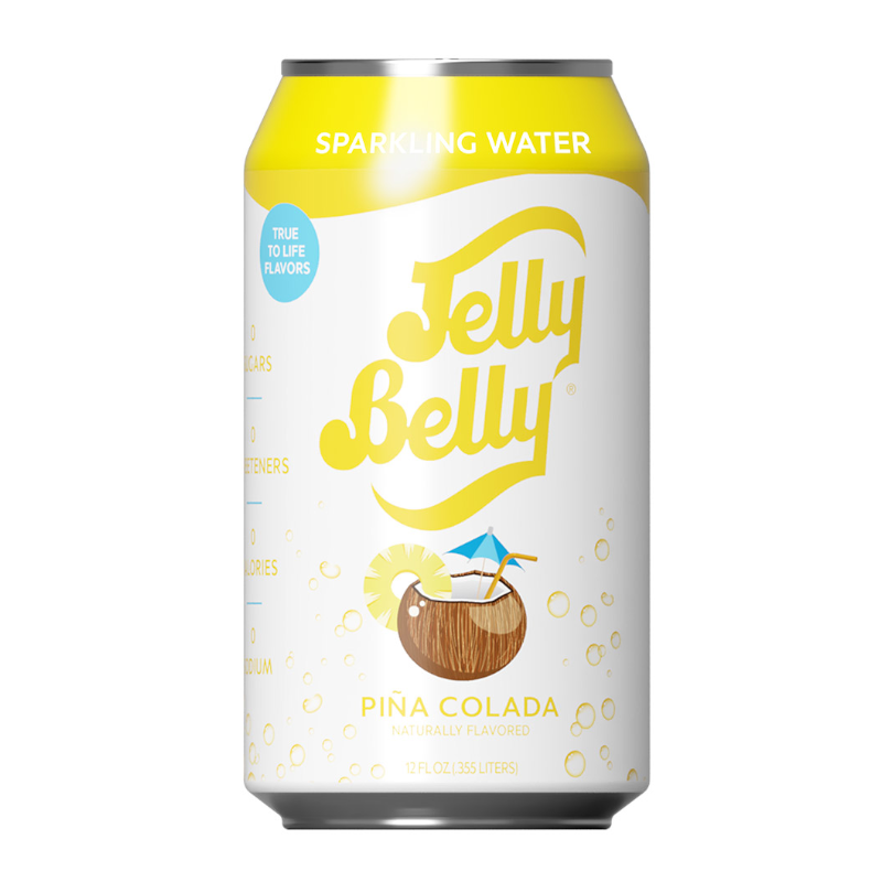 Jelly Belly Pina Colada Sparkling Water - 12oz (355ml)