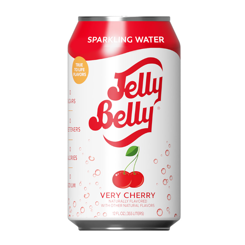 Jelly Belly Very Cherry Sparkling Water - 12oz (355ml)