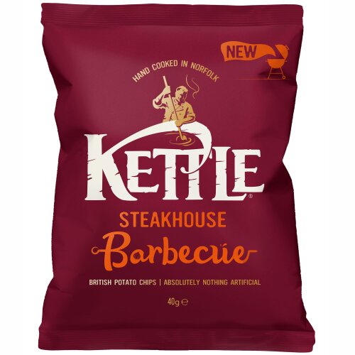 Kettle Chips Steakhouse Barbecue 40G
