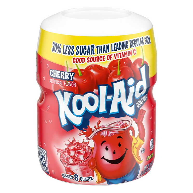 Kool Aid Cherry Drink Mix Tub - 19oz (538g)