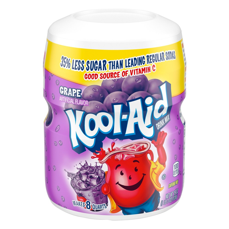 Kool Aid Grape Drink Mix Tub - 19oz (538g)