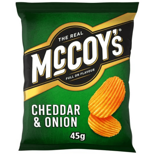 Mccoy's Cheddar & Onion 45g