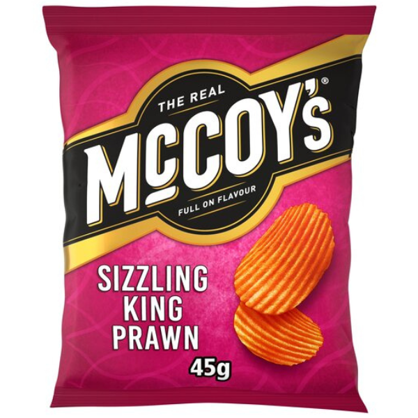 Mccoy's Sizzling King Prawn 45g
