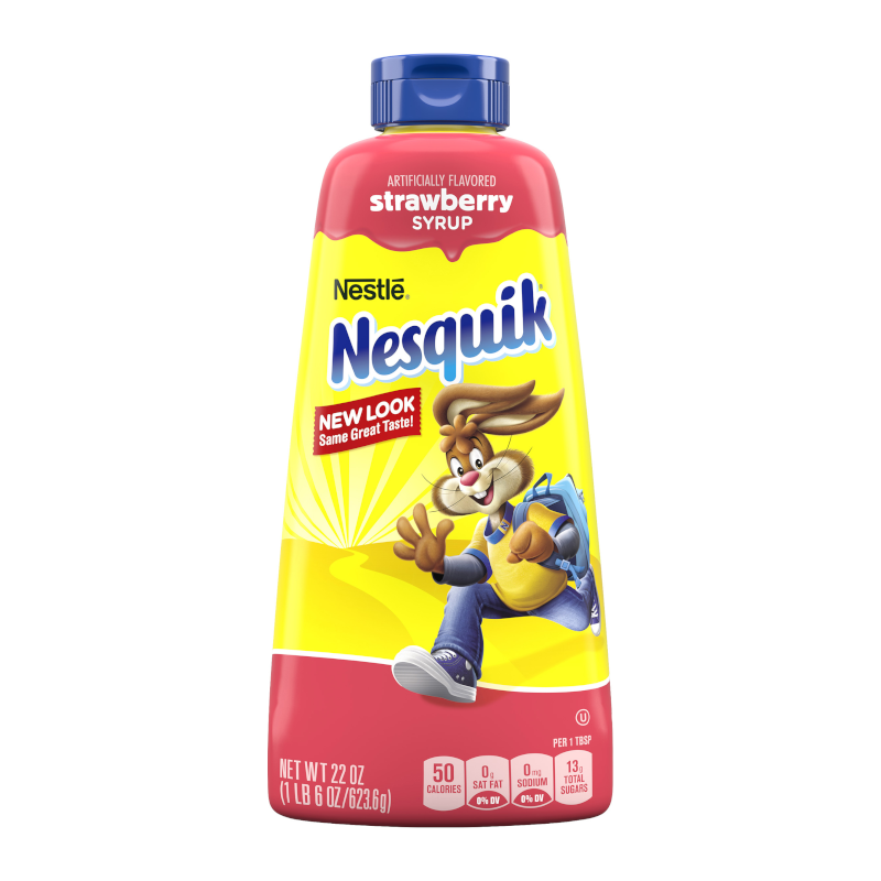 Nesquik Strawberry Syrup - 22oz (623.6g)