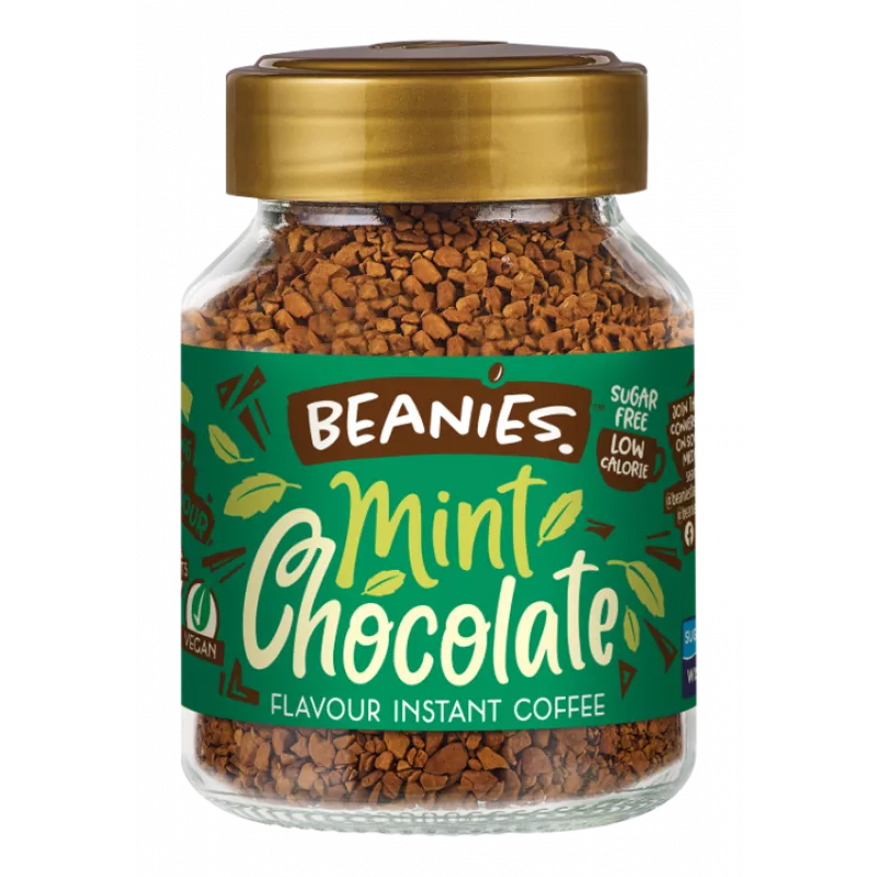 Beanies Mint Chocolate Flavour Instant Coffee - 50g