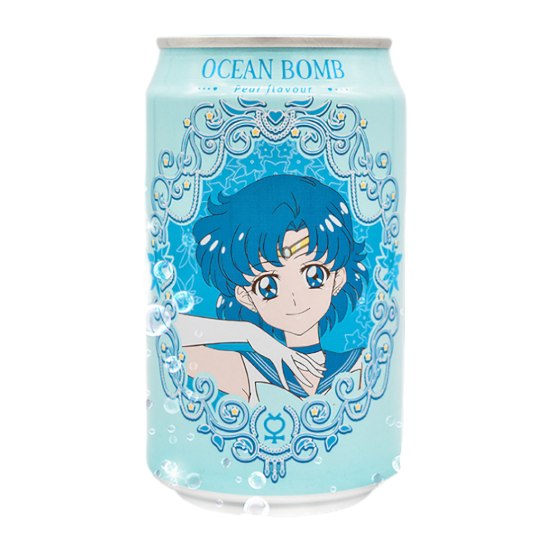 Ocean Bomb Sailor Moon - Pear Flavour Sparkling Water 330ml