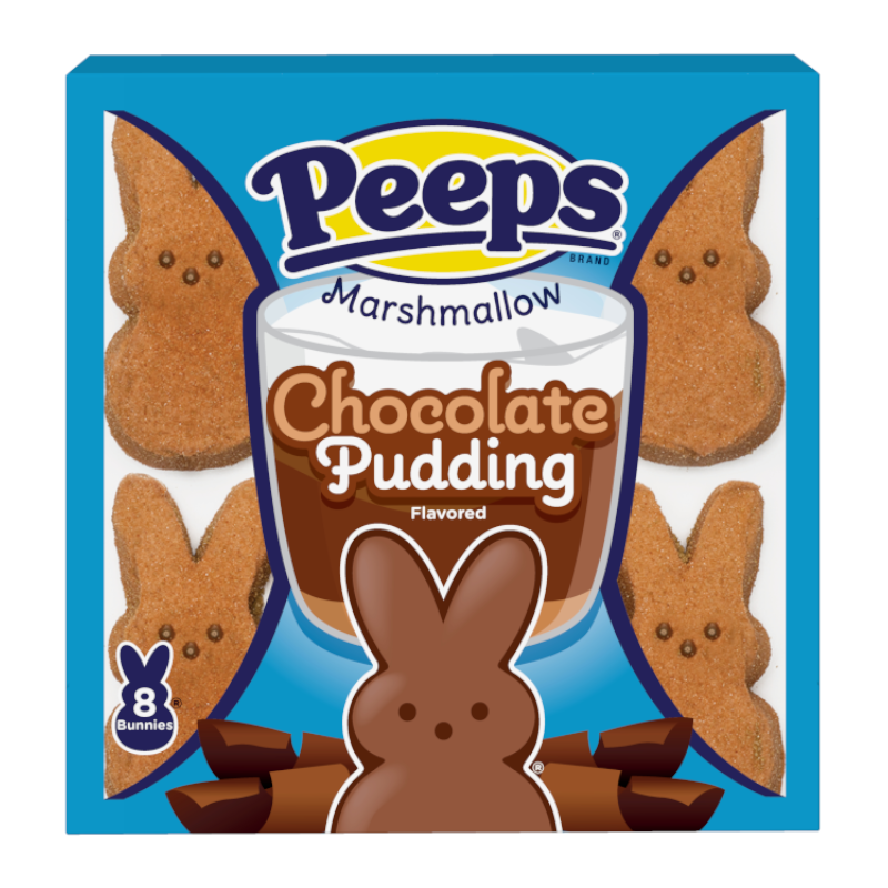 Peeps Chocolate Pudding Flavour Marshmallow Bunnies 8PK - 3oz (85g)