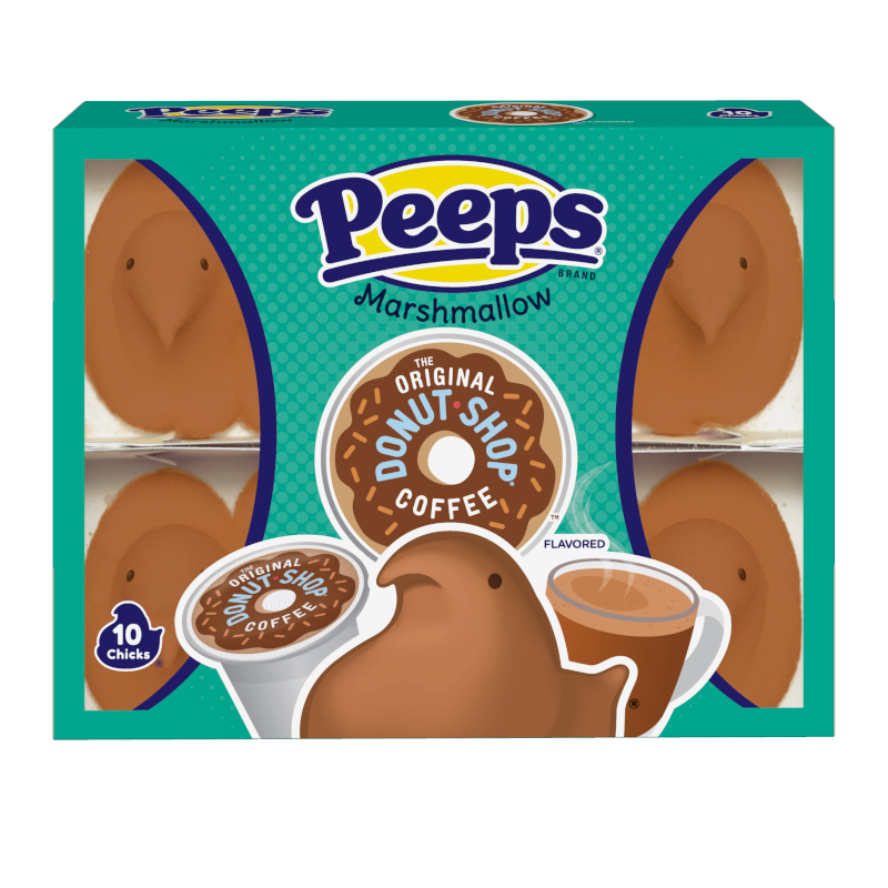 Peeps Donut Shop Marshmallow Chicks 10PK - 3oz (85g)