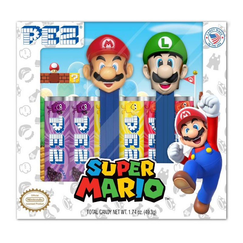 PEZ Nintendo Super Mario Gift Set - 1.74oz (49.3g)
