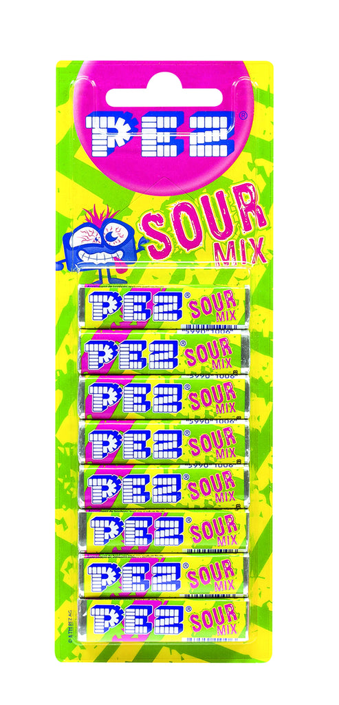 Pez Sour Mix Refills 8 Pack