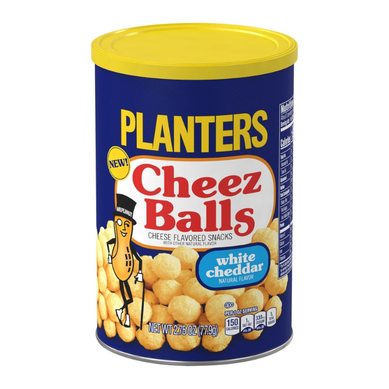 Planters Cheez Balls White Cheddar - 78g