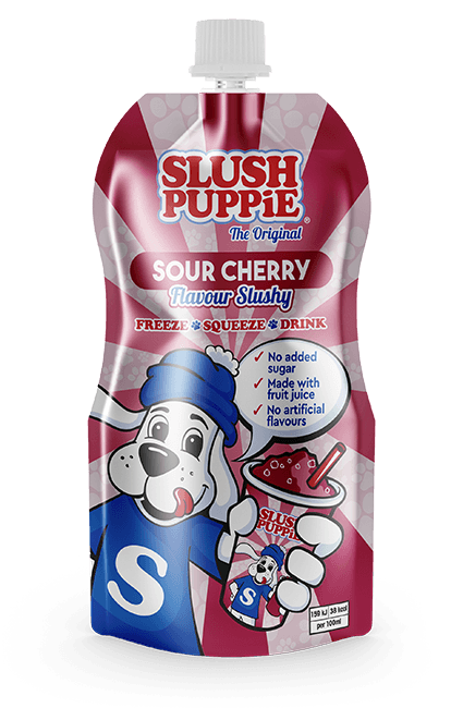 Slush Puppie Sour Cherry Freeze Pouch - 250ml