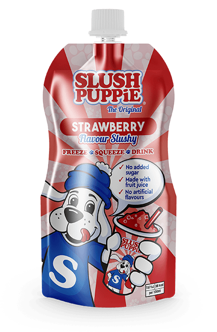 Slush Puppie Strawberry Freeze Pouch - 250ml