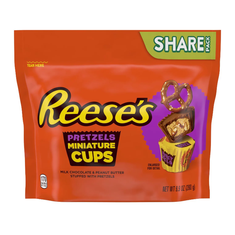 Reese's Pretzels Miniature Cups Share Pack - 9.9oz (280g)