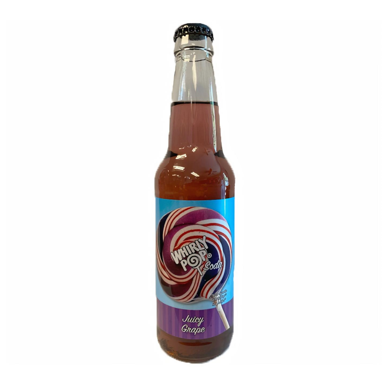 Rocket Fizz - Whirly Pop Juicy Grape Soda - 12oz (355ml)