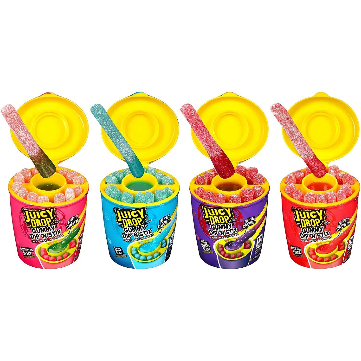 Juicy Drop Gummy Dip 'N Stix - 3.4oz (96g)