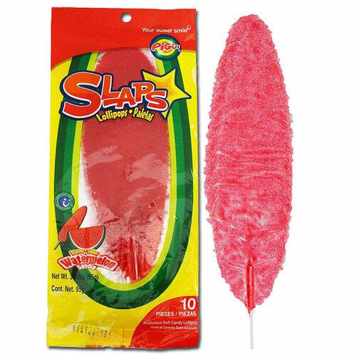 Mexican Slaps Lollipops Watermelon - 10 Pack (95g)