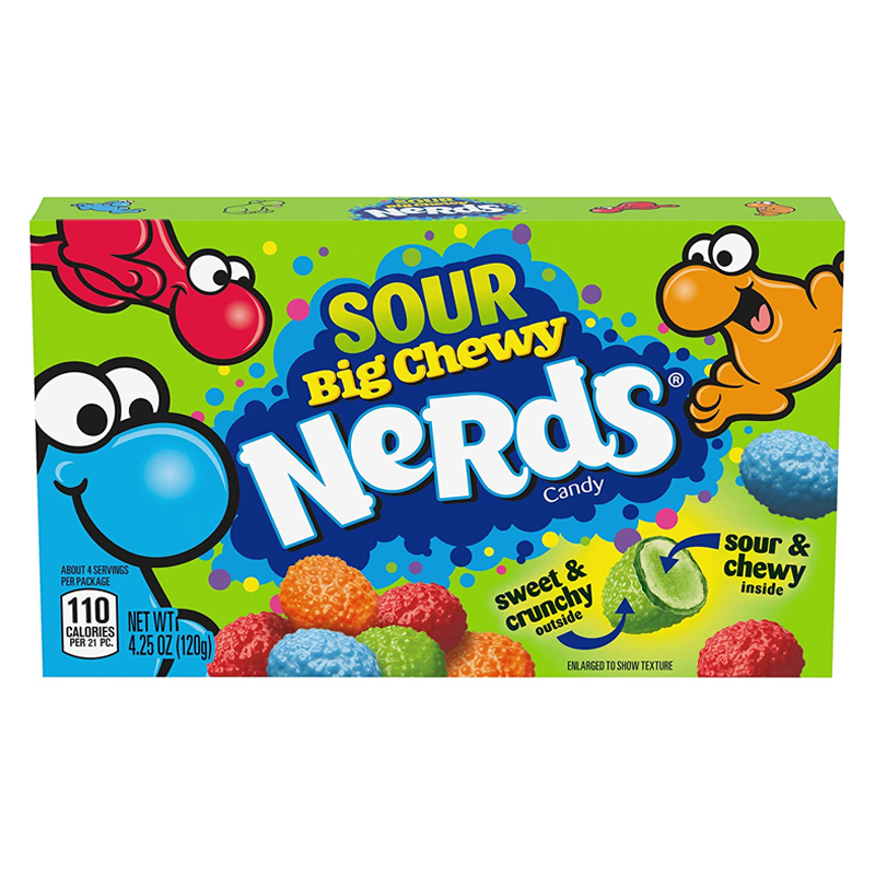 Nerds Sour Big Chewy Candy Theatre Box - 4.25oz (120g)