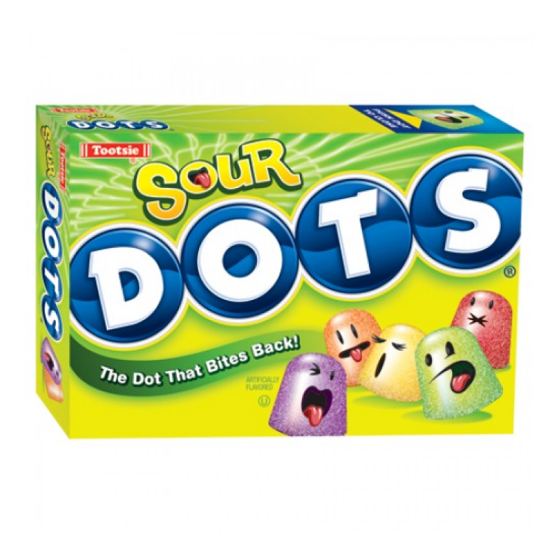 Tootsie Sour Dots Theatre Box - 6oz (170g)