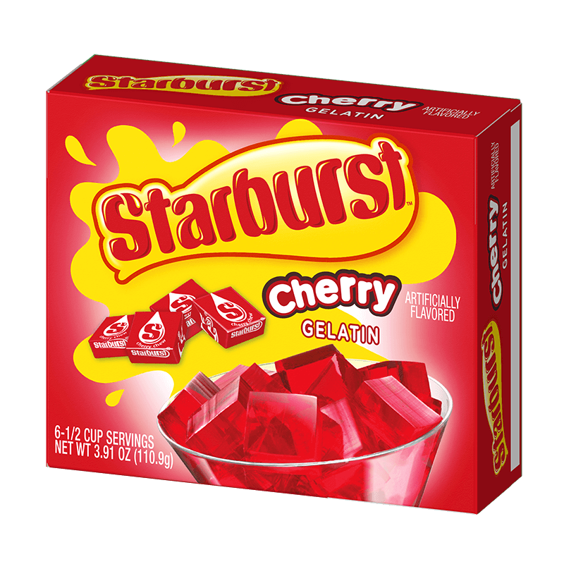 Starburst Cherry Gelatin - 3.91oz (110.9g)